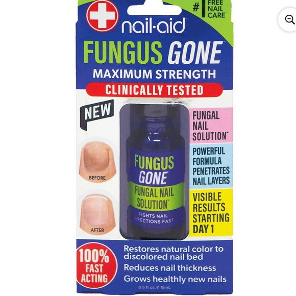 Nail-Aid Fungi Gone Lemon Eucalyptus Nail Fungus Solution NWT - Picture 1 of 2